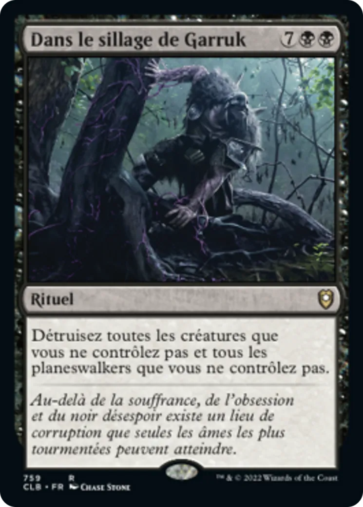 Dans le sillage de Garruk — Commander Legends: Battle for Baldur's Gate — Magic: The Gathering
