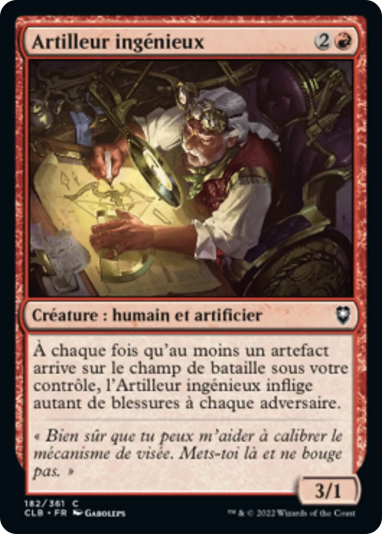 Artilleur ingénieux from Commander Legends: Battle for Baldur's Gate - Magic: The Gathering