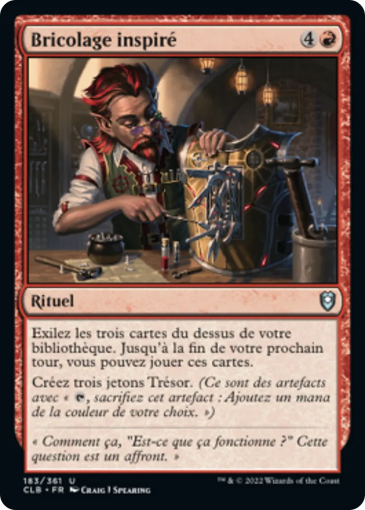 Bricolage inspiré — Commander Legends: Battle for Baldur's Gate — Magic: The Gathering