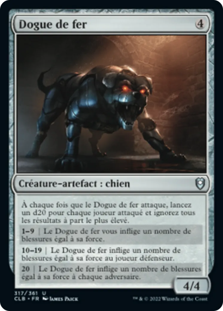 Dogue de fer — Commander Legends: Battle for Baldur's Gate — Magic: The Gathering