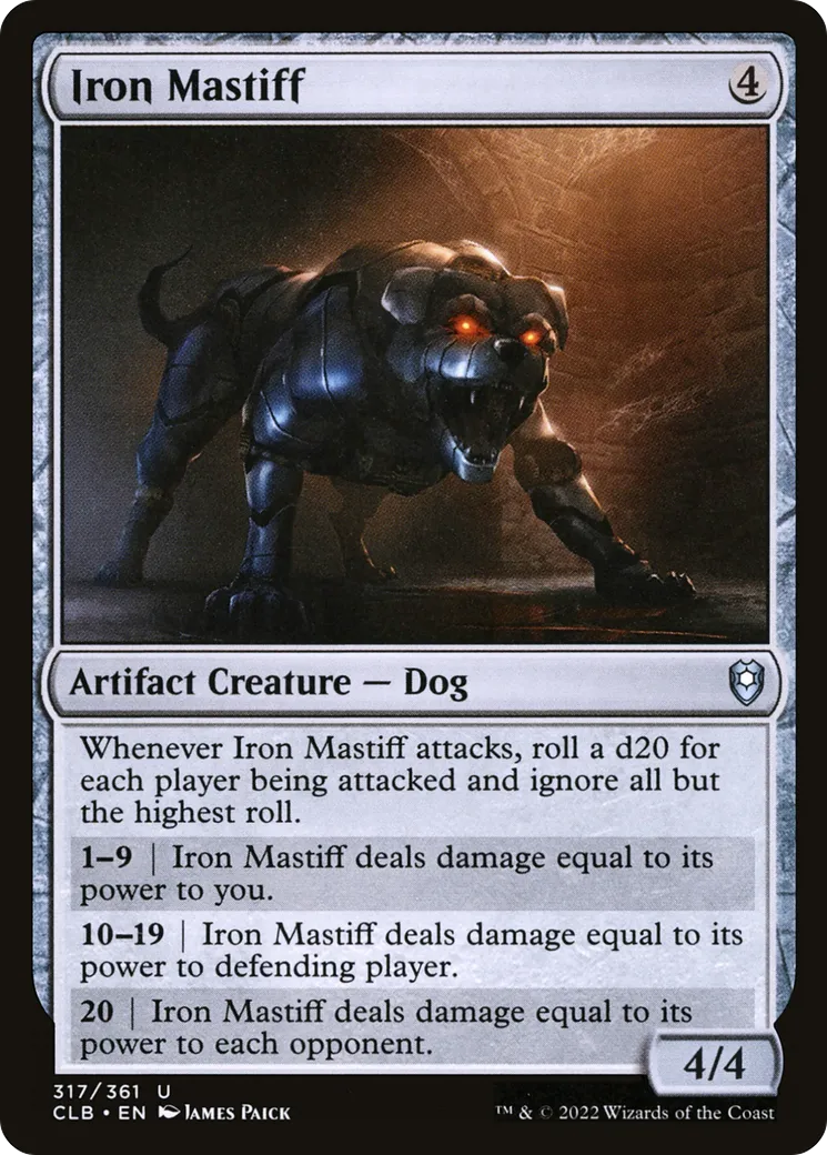 Dogue de fer — Commander Legends: Battle for Baldur's Gate — Magic: The Gathering