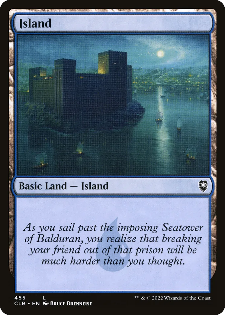 Island — Commander Legends: Battle for Baldur's Gate — Magic: The Gathering