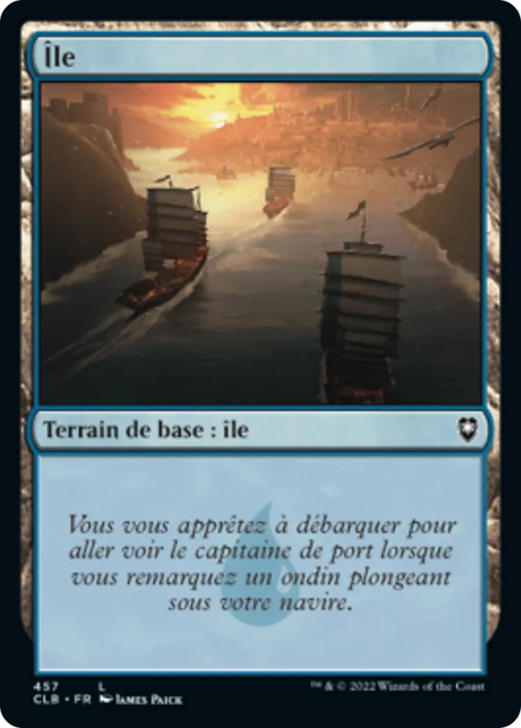 Île — Commander Legends: Battle for Baldur's Gate — Magic: The Gathering