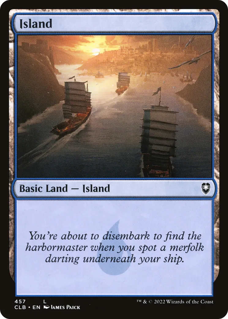Island — Commander Legends: Battle for Baldur's Gate — Magic: The Gathering