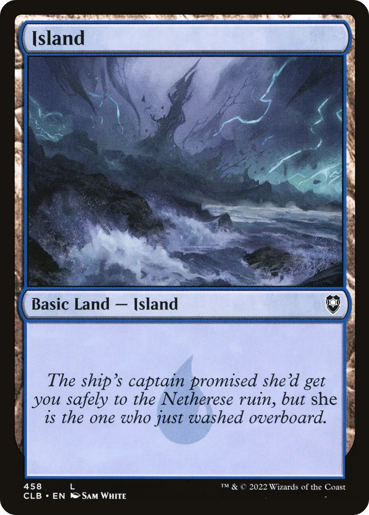 Island — Commander Legends: Battle for Baldur's Gate — Magic: The Gathering