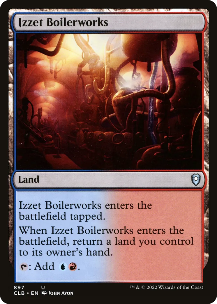 Izzet Boilerworks — Commander Legends: Battle for Baldur's Gate — Magic: The Gathering