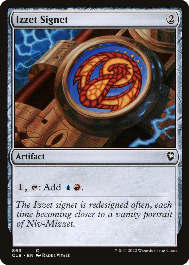 Izzet Signet — Commander Legends: Battle for Baldur's Gate — Magic: The Gathering