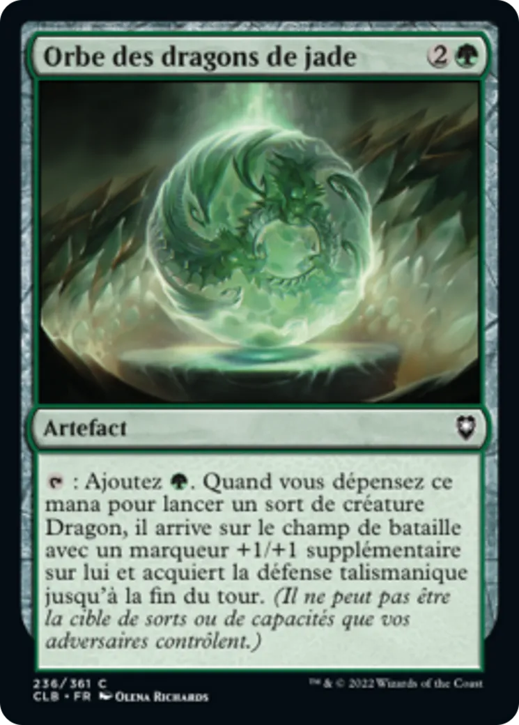 Orbe des dragons de jade — Commander Legends: Battle for Baldur's Gate — Magic: The Gathering