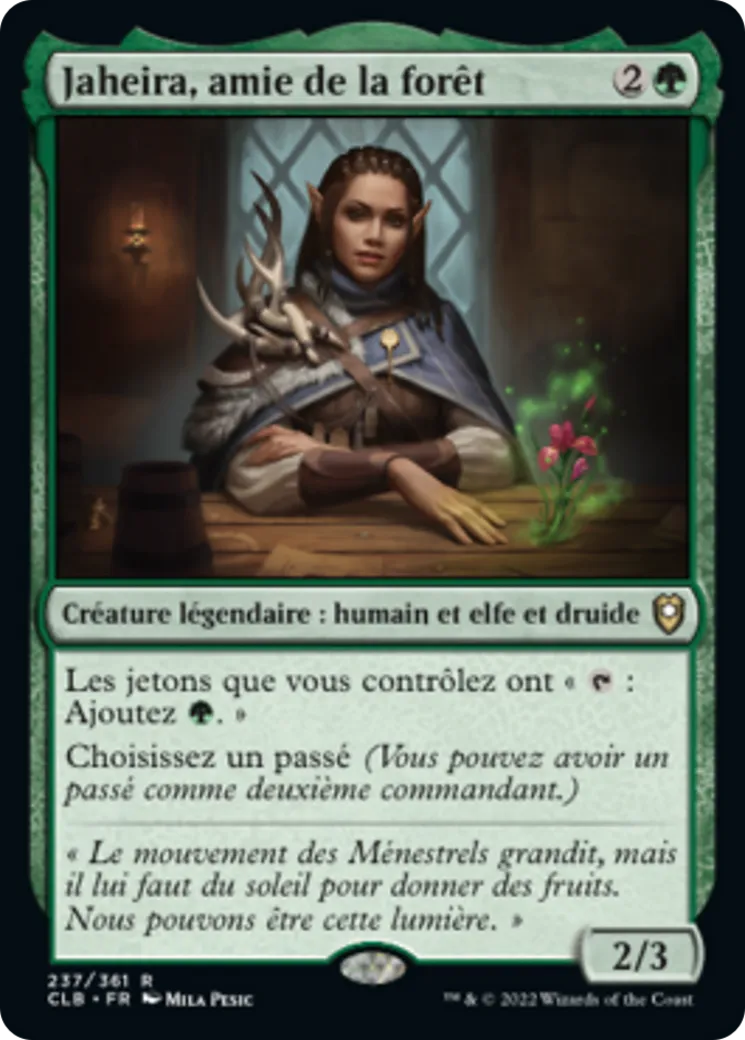 Jaheira, amie de la forêt — Commander Legends: Battle for Baldur's Gate — Magic: The Gathering