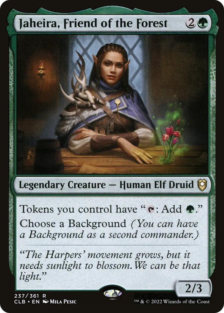 Jaheira, Friend of the Forest — Commander Legends: Battle for Baldur's Gate — Magic: The Gathering