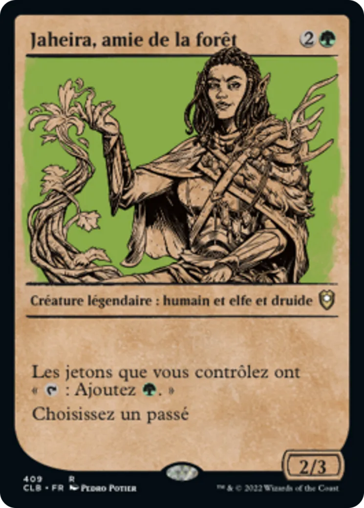 Jaheira, amie de la forêt — Commander Legends: Battle for Baldur's Gate — Magic: The Gathering