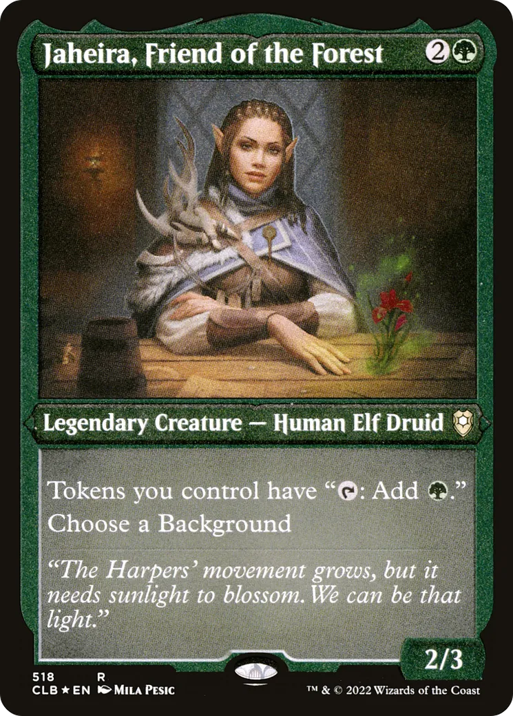 Jaheira, amie de la forêt — Commander Legends: Battle for Baldur's Gate — Magic: The Gathering
