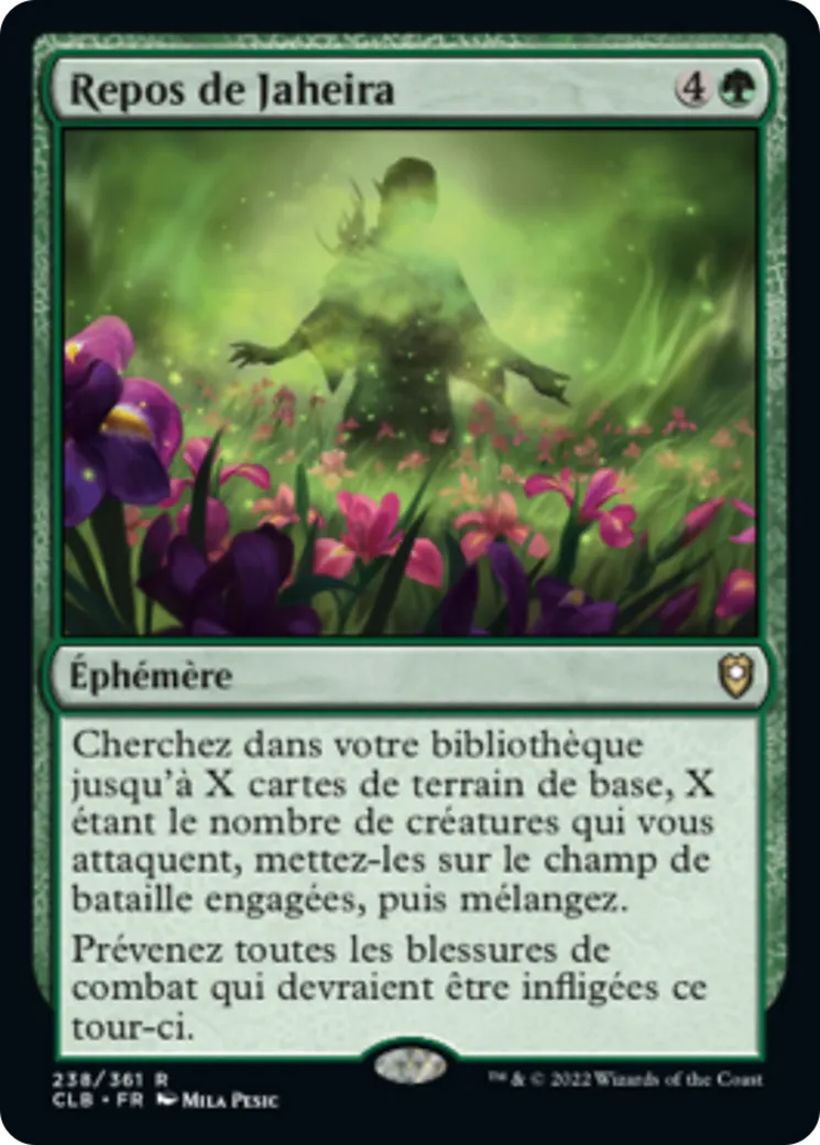 Repos de Jaheira — Commander Legends: Battle for Baldur's Gate — Magic: The Gathering