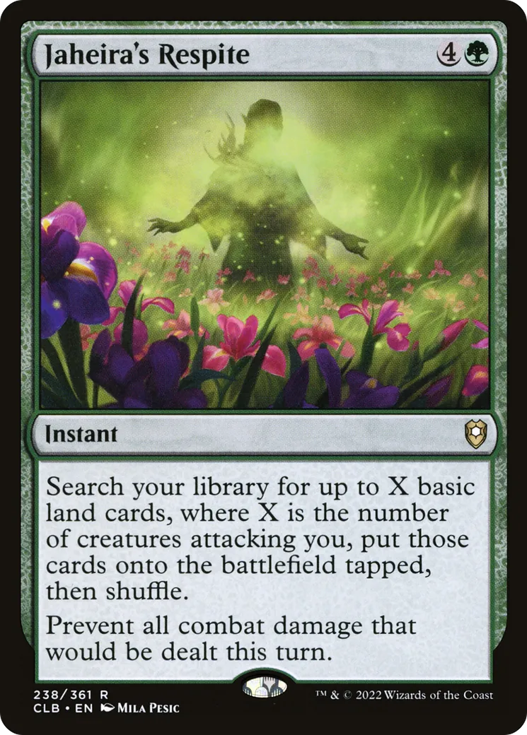 Jaheira's Respite — Commander Legends: Battle for Baldur's Gate — Magic: The Gathering