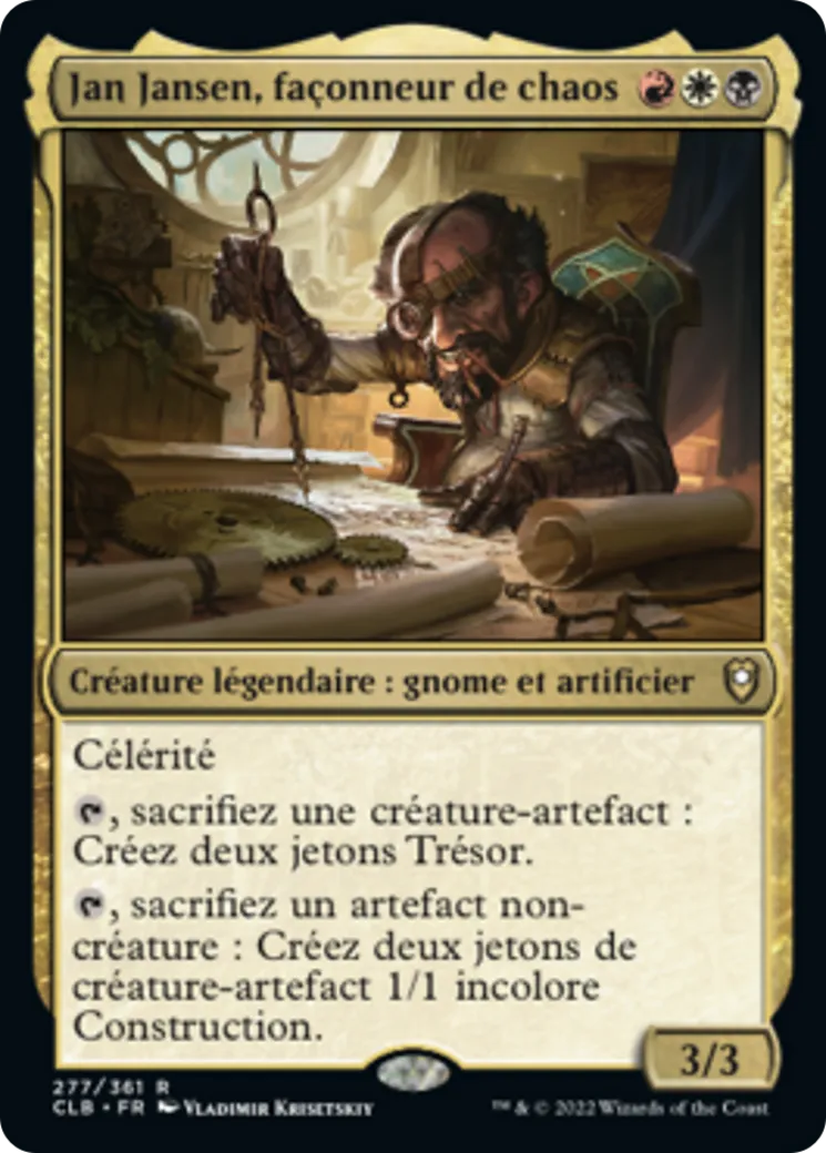 Jan Jansen, façonneur de chaos — Commander Legends: Battle for Baldur's Gate — Magic: The Gathering