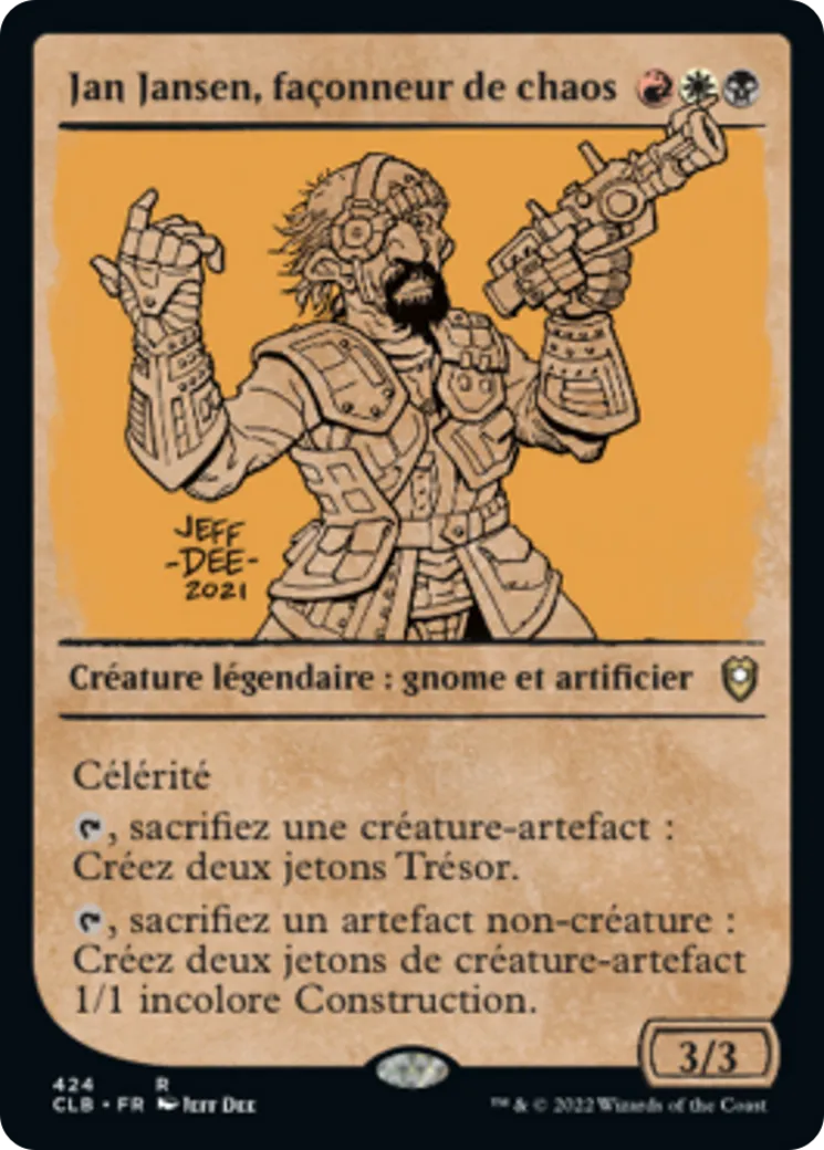Jan Jansen, façonneur de chaos — Commander Legends: Battle for Baldur's Gate — Magic: The Gathering