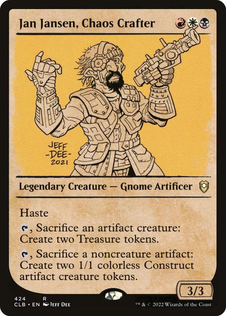 Jan Jansen, Chaos Crafter — Commander Legends: Battle for Baldur's Gate — Magic: The Gathering