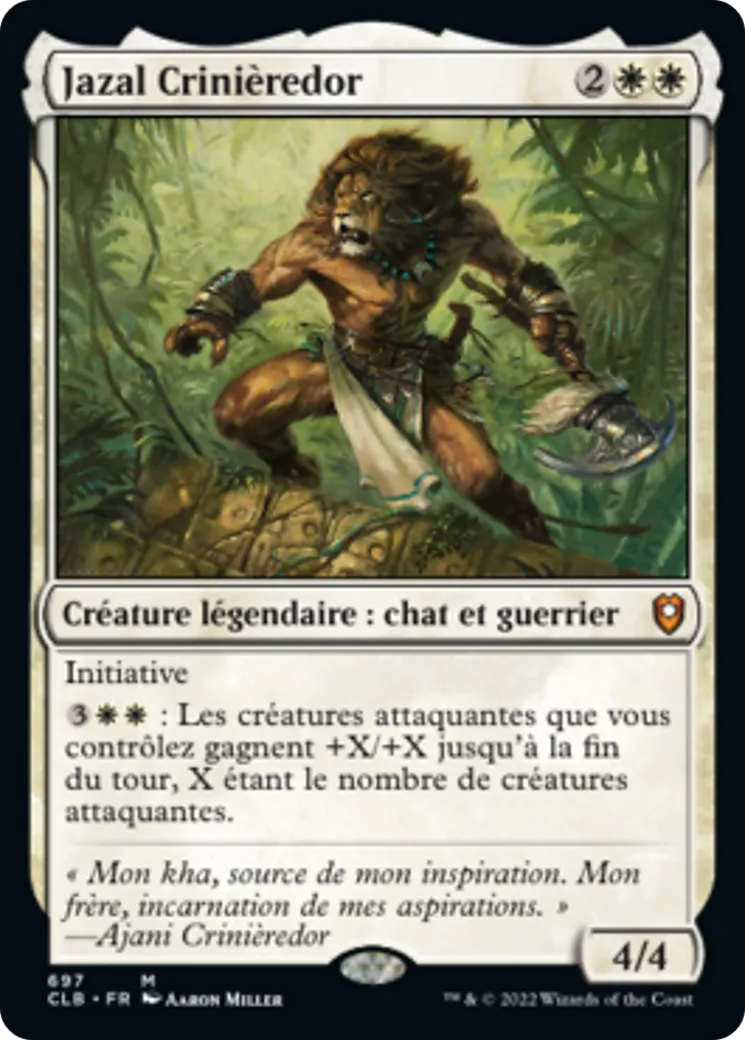 Jazal Crinièredor — Commander Legends: Battle for Baldur's Gate — Magic: The Gathering