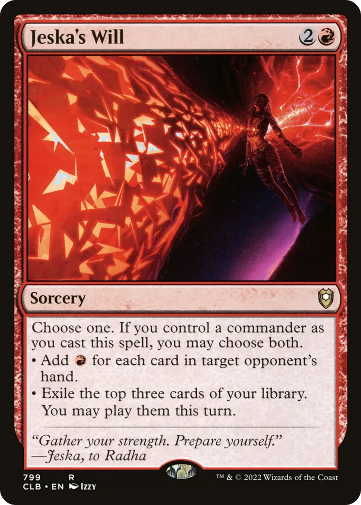 Jeska's Will — Commander Legends: Battle for Baldur's Gate — Magic: The Gathering
