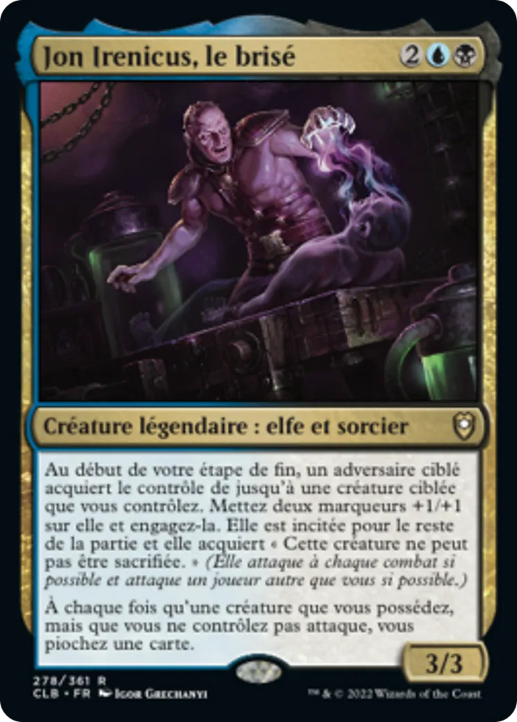 Jon Irenicus, le brisé — Commander Legends: Battle for Baldur's Gate — Magic: The Gathering