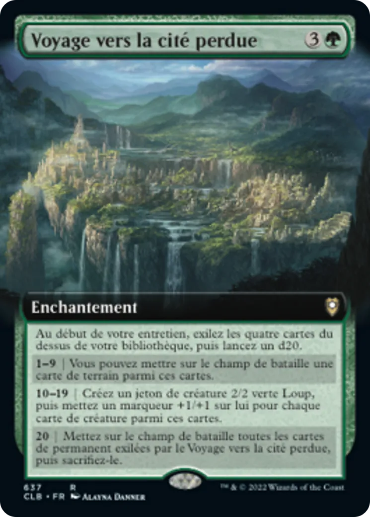 Voyage vers la cité perdue — Commander Legends: Battle for Baldur's Gate — Magic: The Gathering