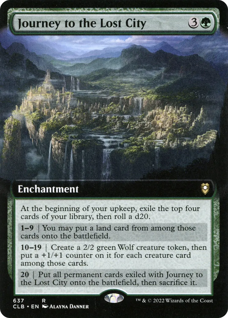 Journey to the Lost City — Commander Legends: Battle for Baldur's Gate — Magic: The Gathering