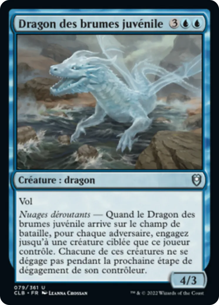 Dragon des brumes juvénile — Commander Legends: Battle for Baldur's Gate — Magic: The Gathering