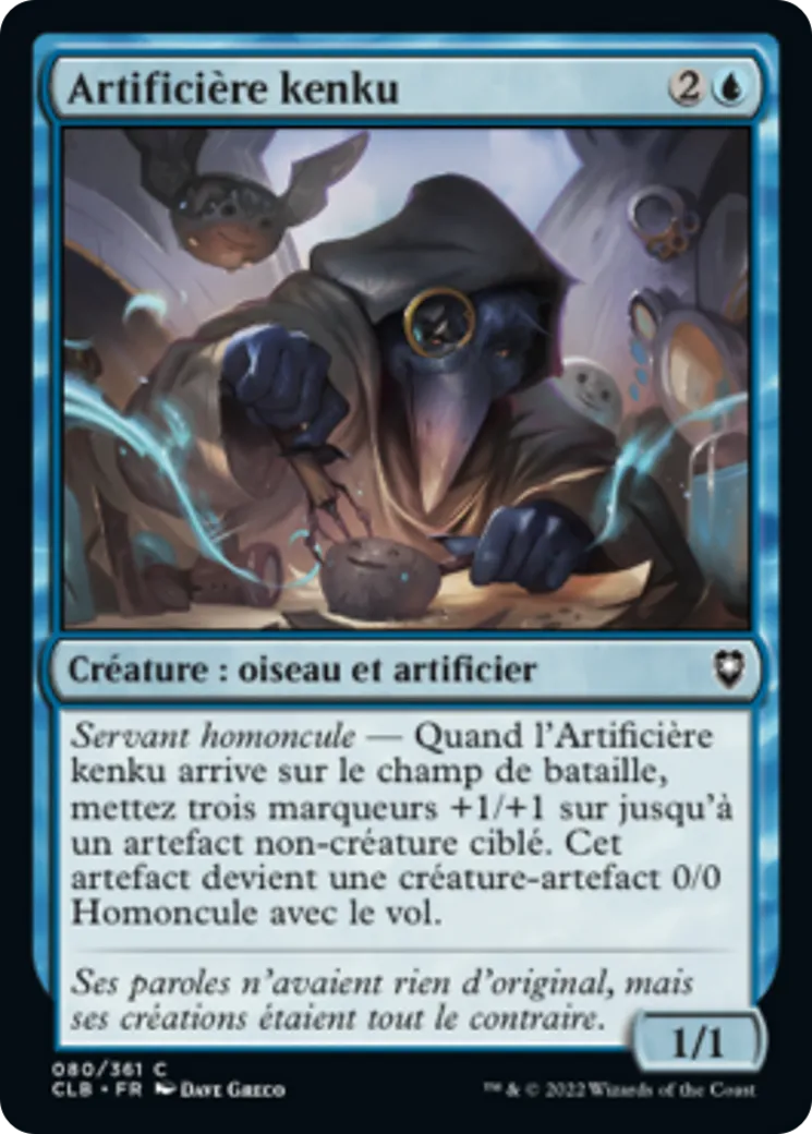 Artificière kenku — Commander Legends: Battle for Baldur's Gate — Magic: The Gathering