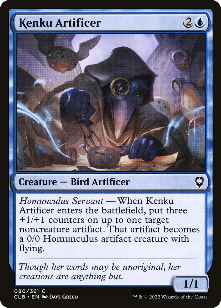 Artificière kenku — Commander Legends: Battle for Baldur's Gate — Magic: The Gathering