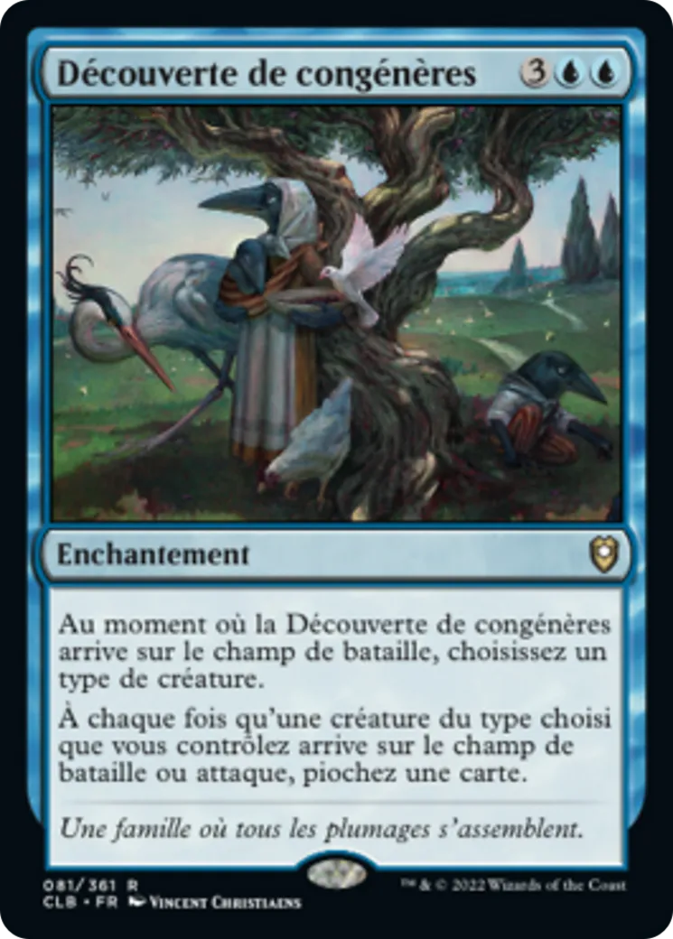 Découverte de congénères — Commander Legends: Battle for Baldur's Gate — Magic: The Gathering
