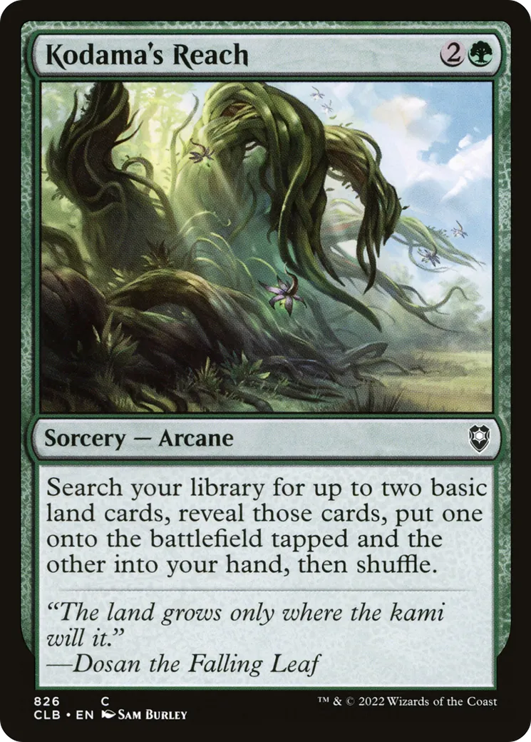 Kodama's Reach — Commander Legends: Battle for Baldur's Gate — Magic: The Gathering