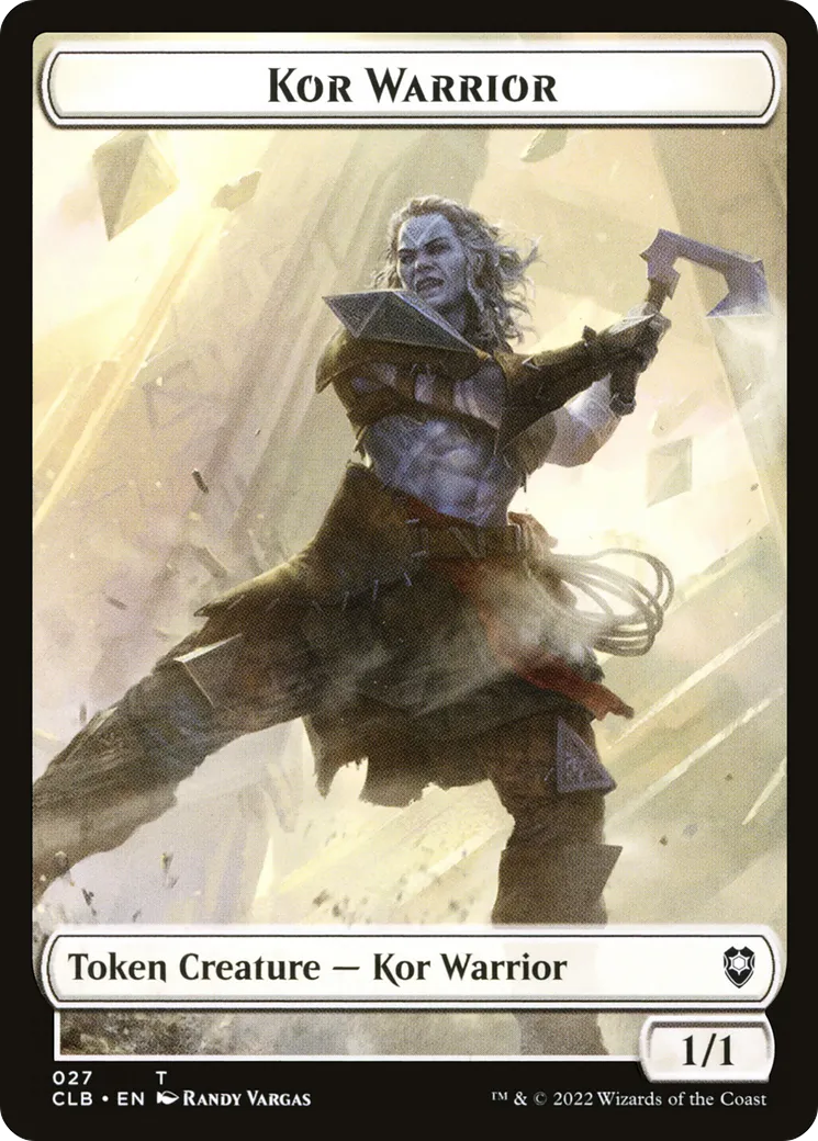 Kor Warrior — Commander Legends: Battle for Baldur's Gate — Magic: The Gathering