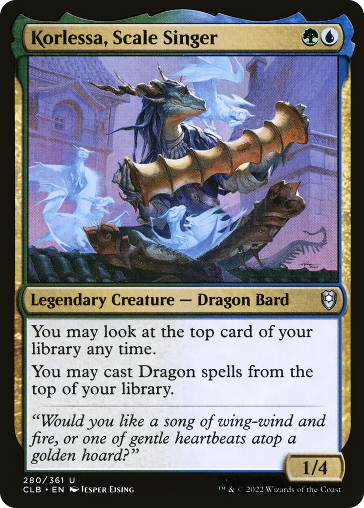 Korlessa, Scale Singer — Commander Legends: Battle for Baldur's Gate — Magic: The Gathering