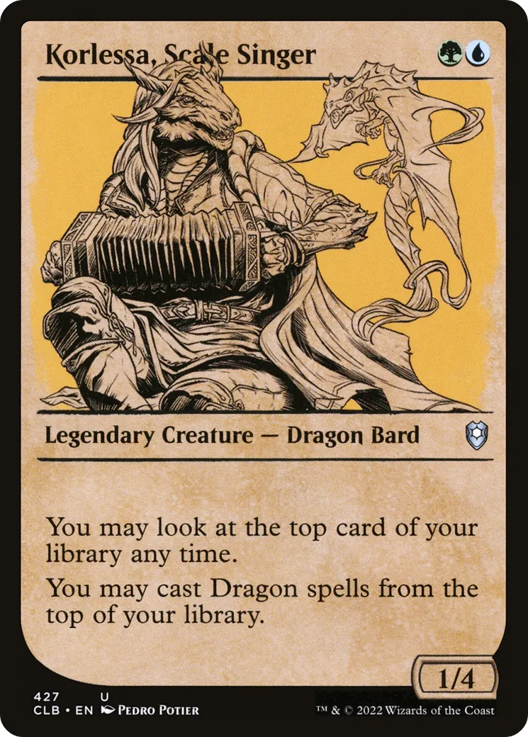 Korlessa, Scale Singer — Commander Legends: Battle for Baldur's Gate — Magic: The Gathering