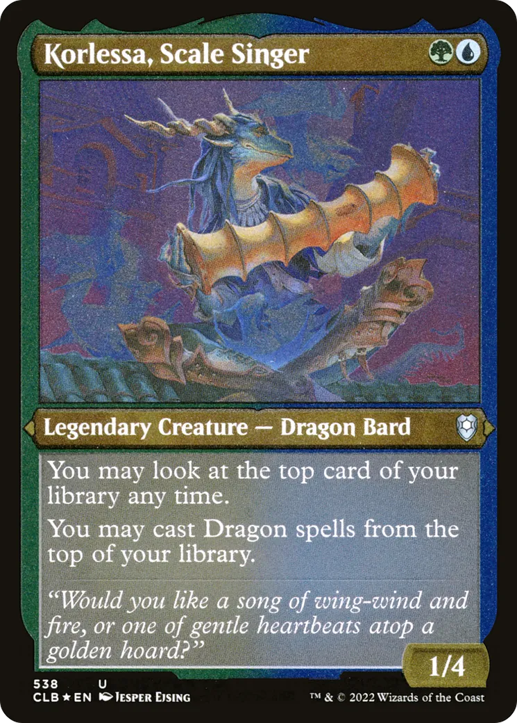 Korlessa, chanteuse d'écailles — Commander Legends: Battle for Baldur's Gate — Magic: The Gathering