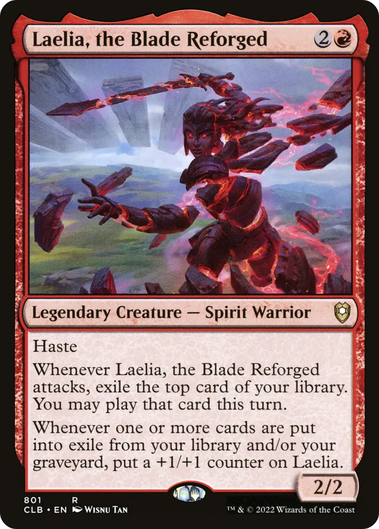 Laelia, the Blade Reforged — Commander Legends: Battle for Baldur's Gate — Magic: The Gathering
