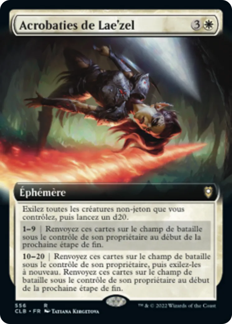 Acrobaties de Lae'zel — Commander Legends: Battle for Baldur's Gate — Magic: The Gathering