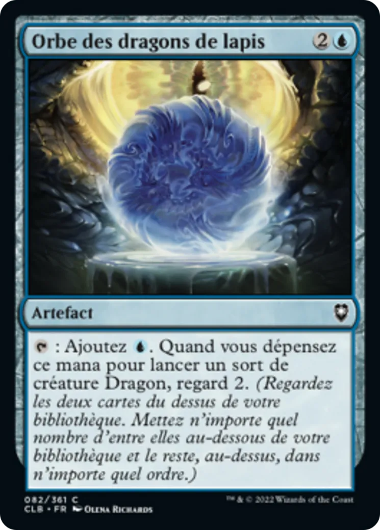 Orbe des dragons de lapis — Commander Legends: Battle for Baldur's Gate — Magic: The Gathering