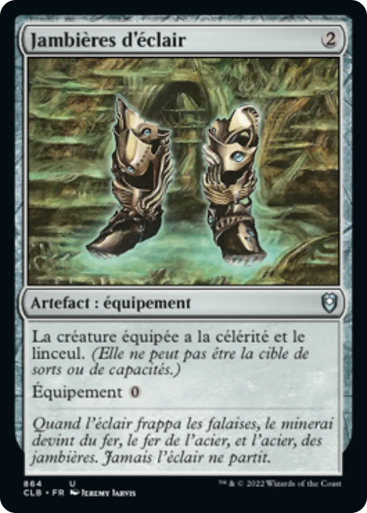 Jambières d'éclair — Commander Legends: Battle for Baldur's Gate — Magic: The Gathering