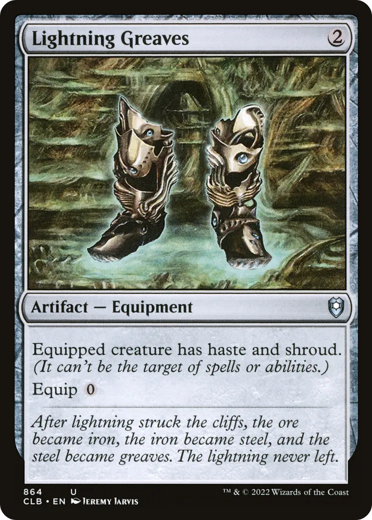 Lightning Greaves — Commander Legends: Battle for Baldur's Gate — Magic: The Gathering
