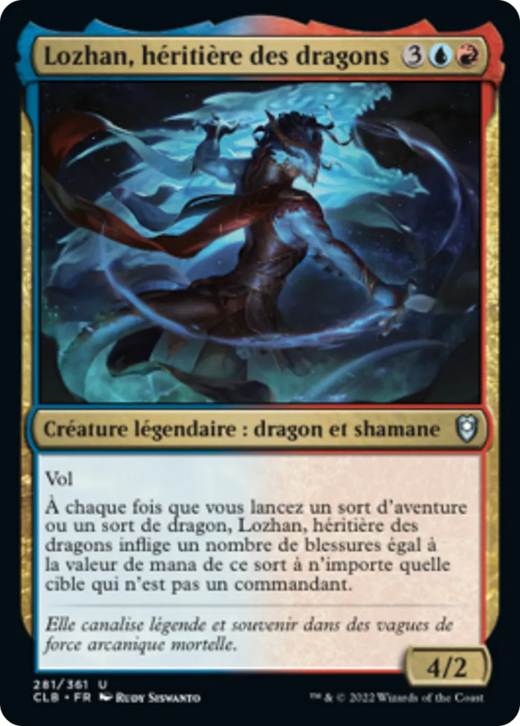 Lozhan, héritière des dragons — Commander Legends: Battle for Baldur's Gate — Magic: The Gathering
