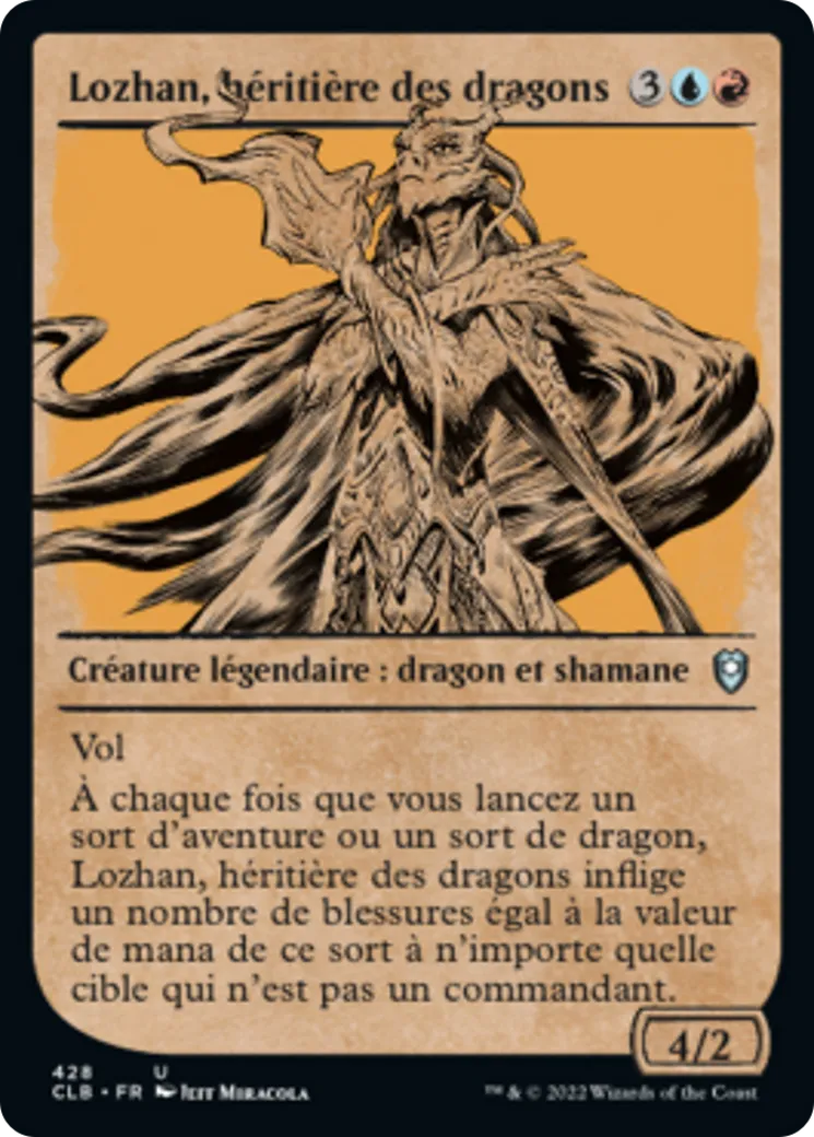 Lozhan, héritière des dragons — Commander Legends: Battle for Baldur's Gate — Magic: The Gathering
