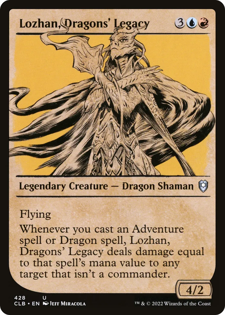 Lozhan, Dragons' Legacy — Commander Legends: Battle for Baldur's Gate — Magic: The Gathering
