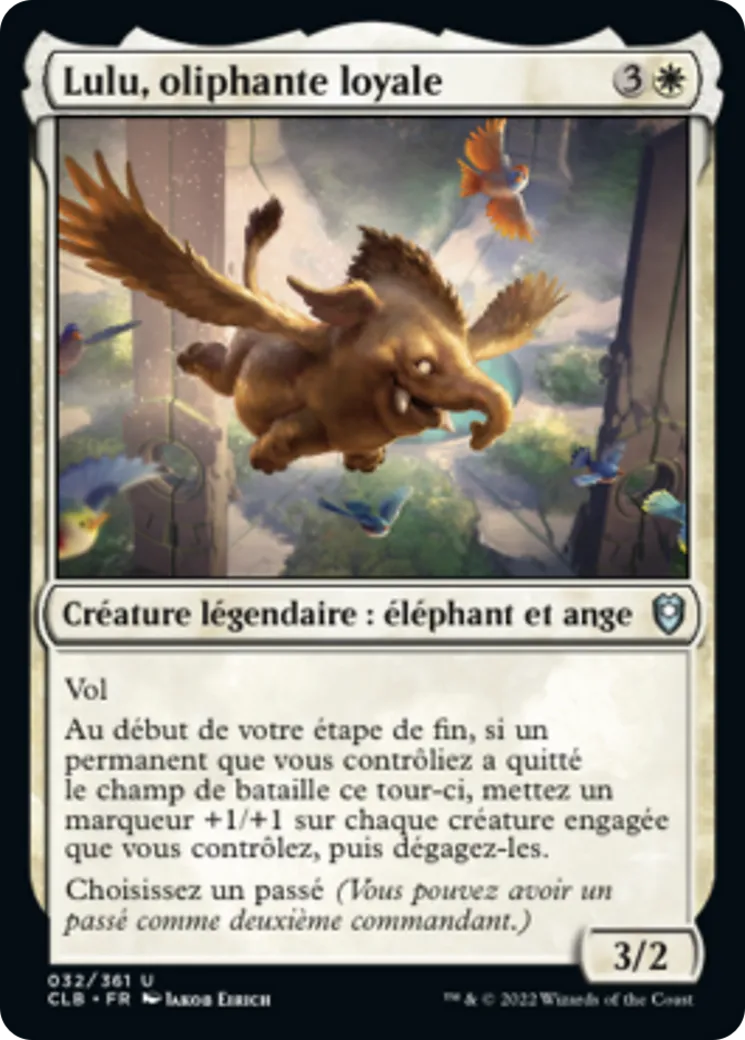 Lulu, oliphante loyale — Commander Legends: Battle for Baldur's Gate — Magic: The Gathering