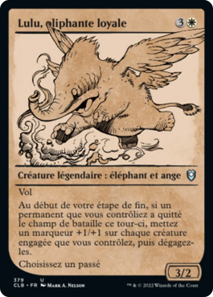 Lulu, oliphante loyale from Commander Legends: Battle for Baldur's Gate - Magic: The Gathering