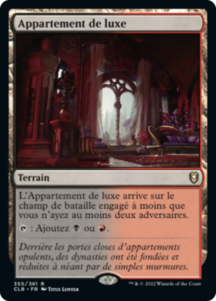 Appartement de luxe — Commander Legends: Battle for Baldur's Gate — Magic: The Gathering
