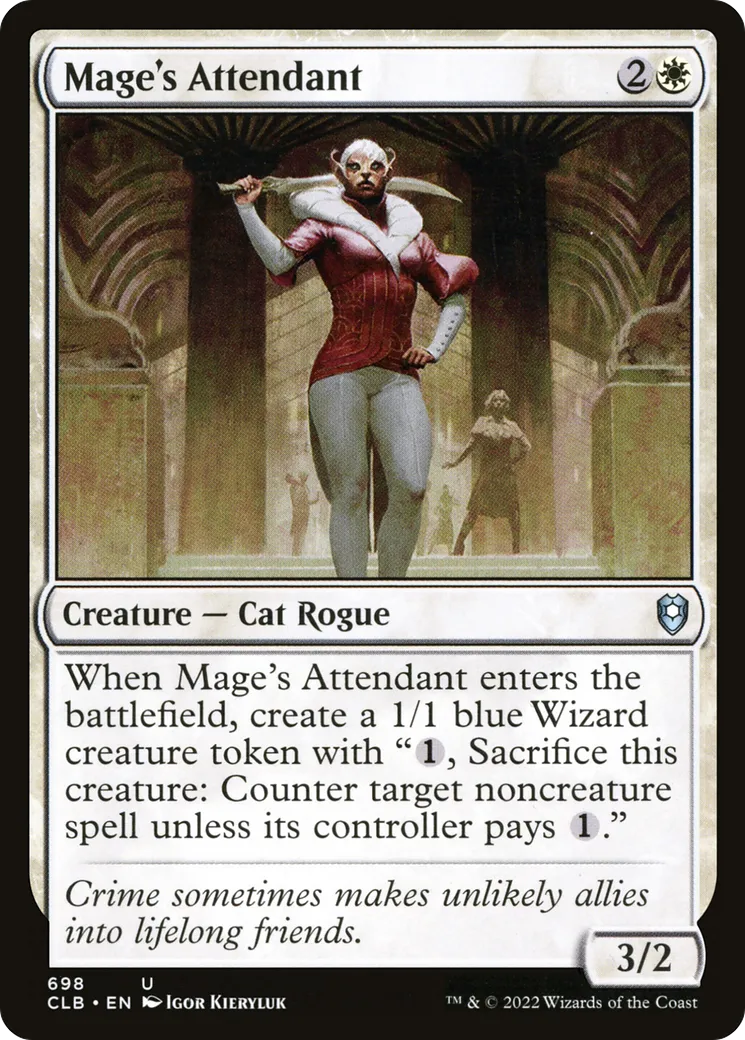 Mage's Attendant — Commander Legends: Battle for Baldur's Gate — Magic: The Gathering