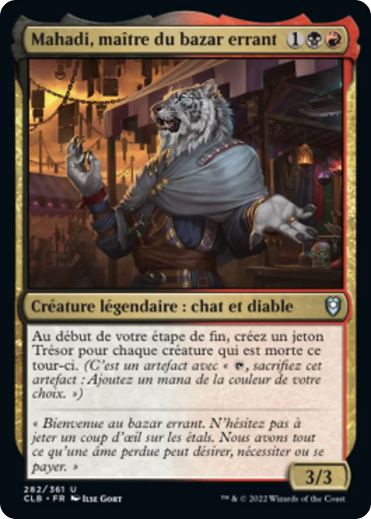 Mahadi, maître du bazar errant — Commander Legends: Battle for Baldur's Gate — Magic: The Gathering
