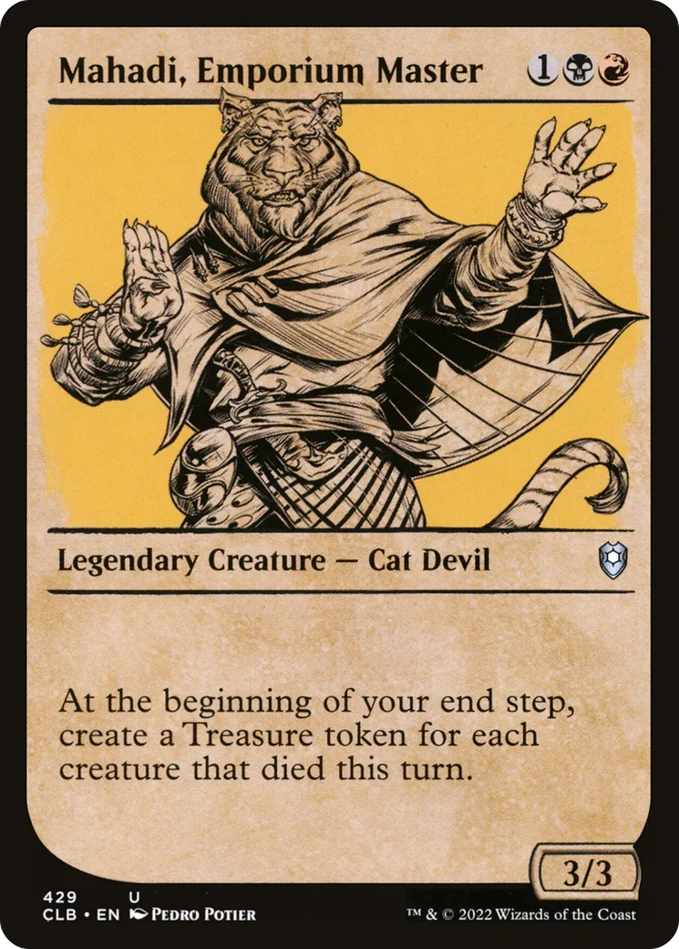 Mahadi, Emporium Master — Commander Legends: Battle for Baldur's Gate — Magic: The Gathering