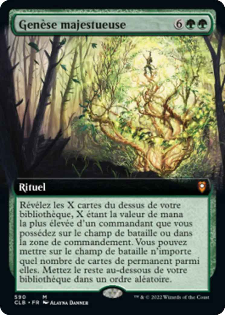 Genèse majestueuse — Commander Legends: Battle for Baldur's Gate — Magic: The Gathering